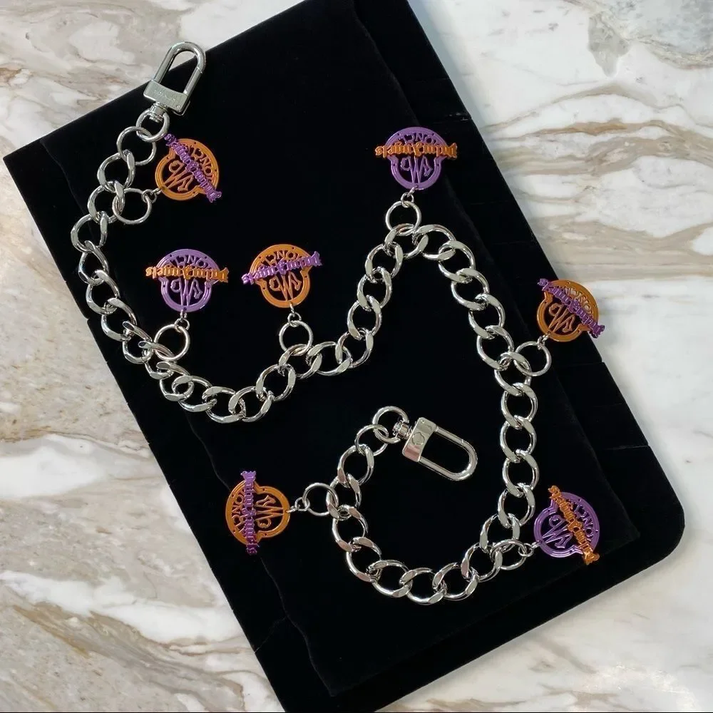 Genius 8 Moncler x Palm Angels Collab Silver Logo Chain Belt / Necklace Unisex